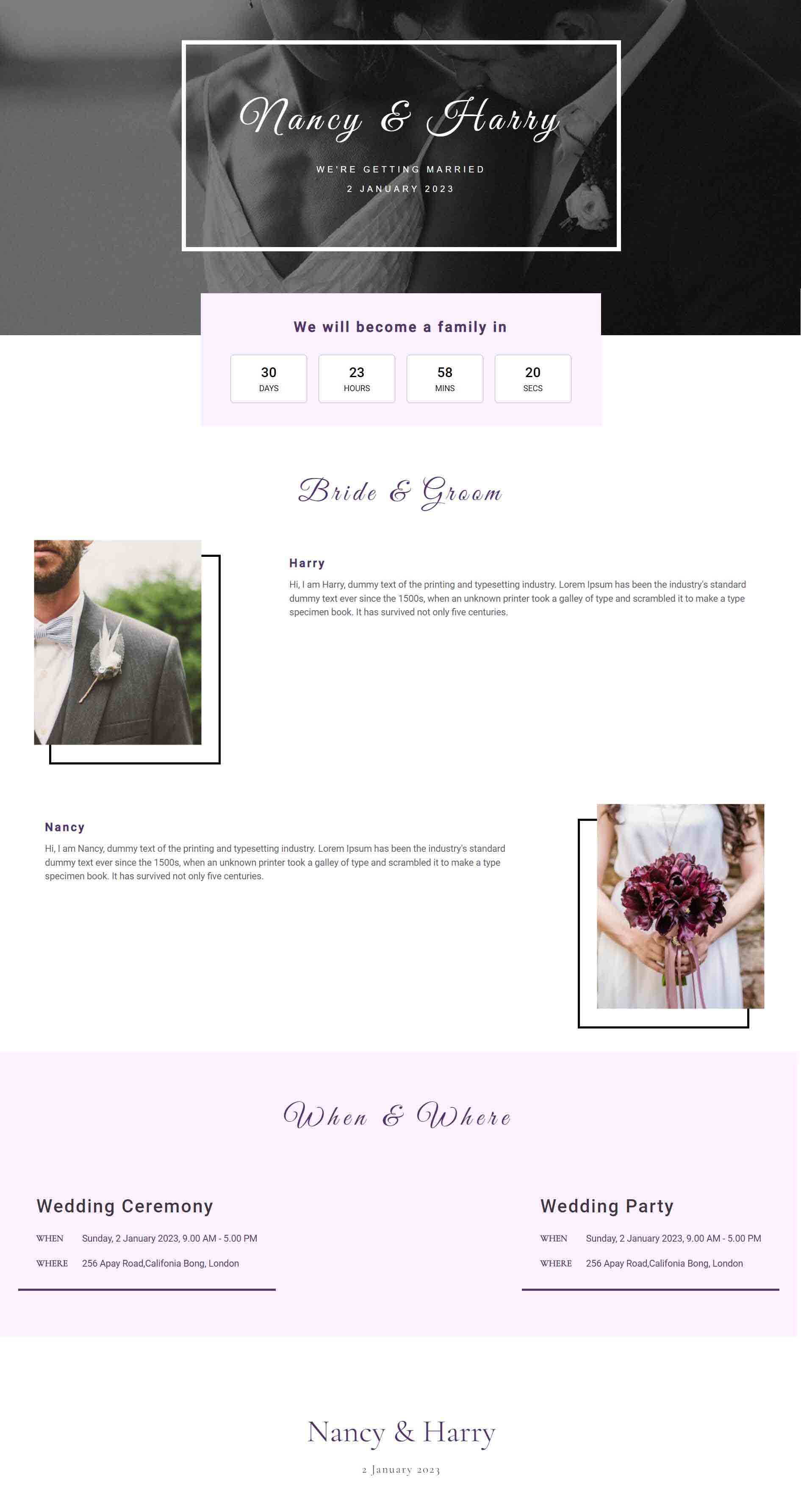 wedding invitation template