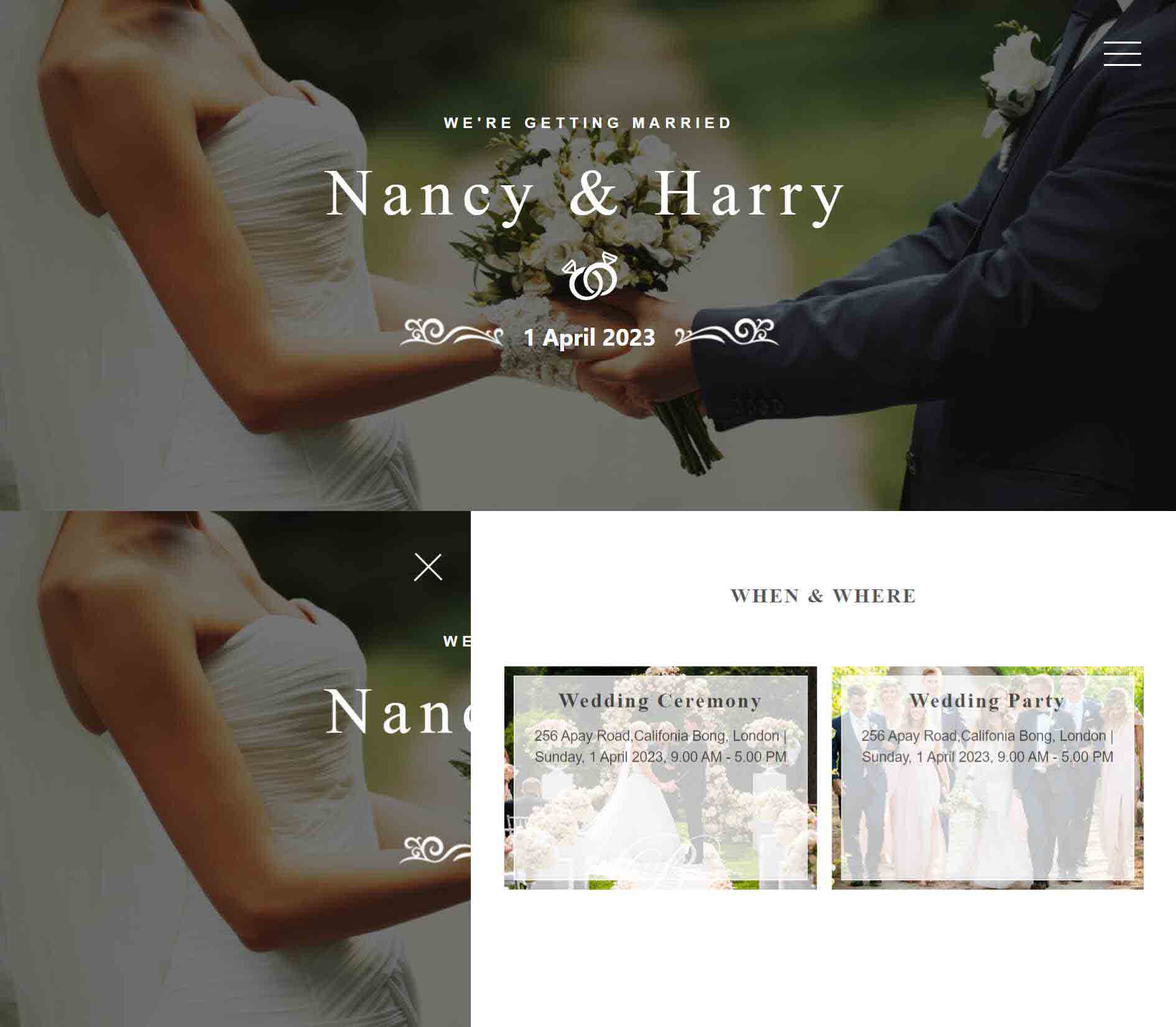 wedding invitation template